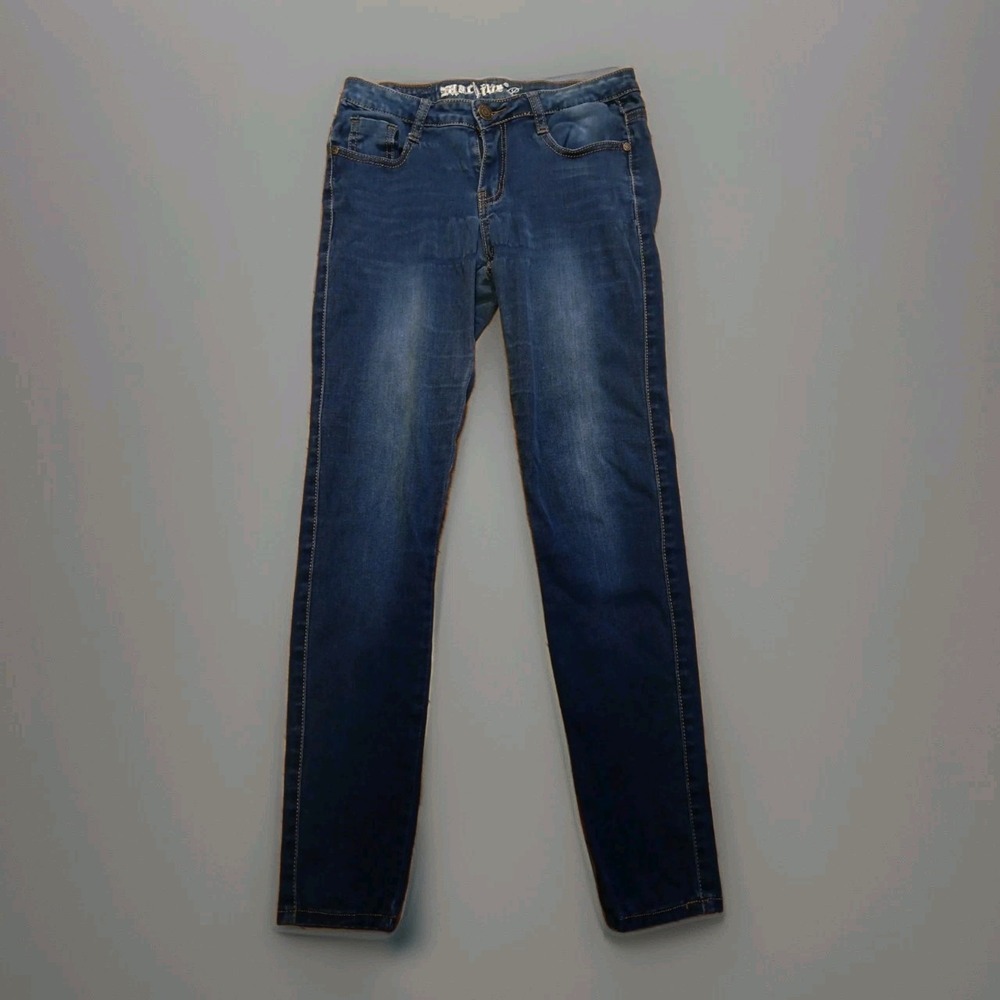 Machine Nouvelle Mode Women's Jeans Size 9 30 Usa Blue Denim Y2K Grunge British